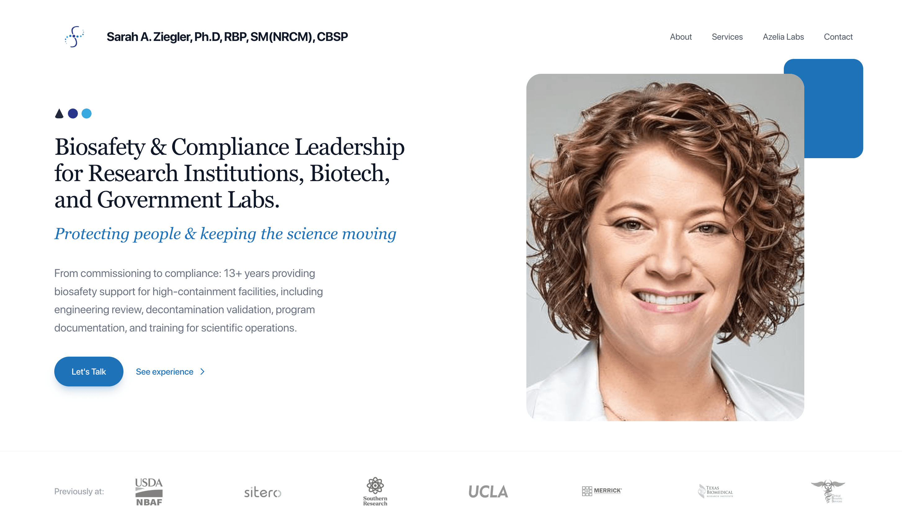 Sarah Ziegler website